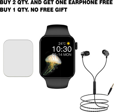 SOMTONE Tempered Glass Guard for T100 Smart Watch BUY 2 QTY AND GET ONE EARPHONE FREE(Pack of 1)