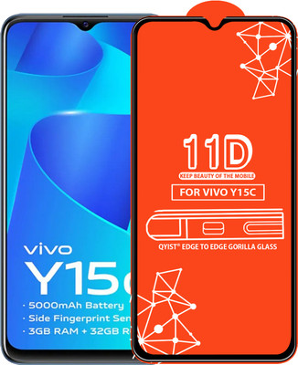Qyist Tempered Glass Guard for Vivo Y15C(Pack of 1)