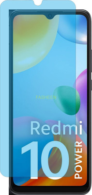 Fasheen Tempered Glass Guard for REDMI 10 POWER (UV AntiBlue Light Protection)(Pack of 1)