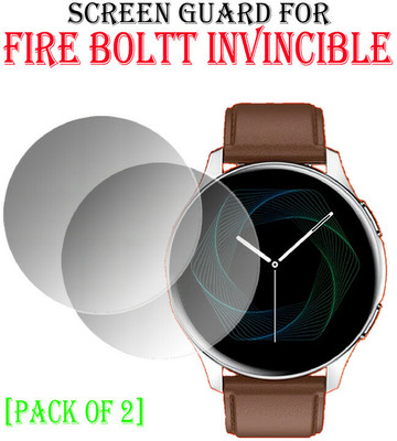 hirdesh Tempered Glass Guard for Fire Boltt Invincible(Pack of 2)