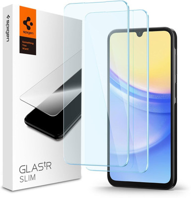 Spigen Tempered Glass Guard for Galaxy A15 LTE/ A15 5G / M15 5G / F15 5G / A25 5G(Pack of 2)
