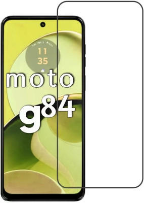 vmt stock Edge To Edge Tempered Glass for Motorola G84 5G, MOTO G84 5G(Pack of 1)