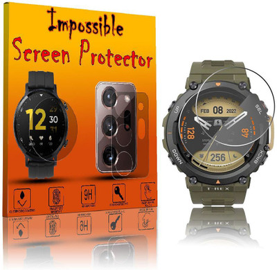 FCS Edge To Edge Screen Guard for Amazfit T Rex 2(Pack of 2)