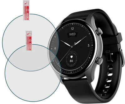 DOWRVIN Tempered Glass Guard for BOAT LUNAR CALL PLUS 1.43 SMART WATCH (PACK OF 2)(Pack of 2)