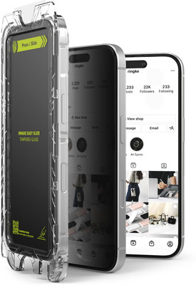 Ringke Tempered Glass Guard for Apple iPhone 16 Pro Max(Pack of 2)