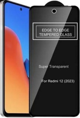 Nice Assoseries HUB Tempered Glass Guard for Mi Redmi 12, Mi Redmi 12 (2023), Mi Redmi 12 4G, Mi Redmi 12 5G, Mi Redmi 12 (6.79 inch), POCO M6 Pro 5G(Pack of 1)