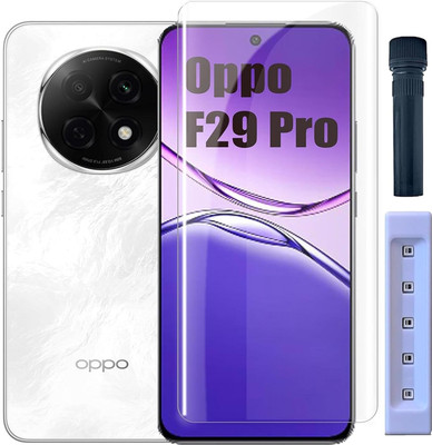 FwellT Edge To Edge Tempered Glass for Oppo F29 Pro 5G(Pack of 1)