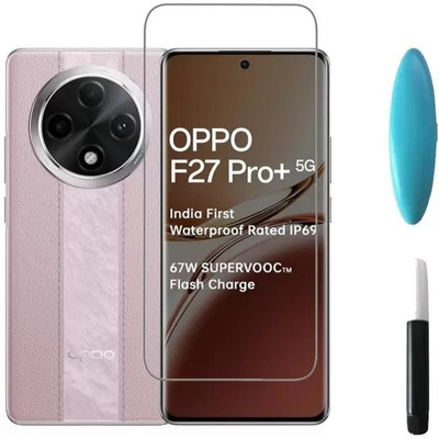 DSCASE Tempered Glass Guard for Oppo F27 Pro Plus 5G, OPPO F27 Pro+ 5G(Pack of 1)