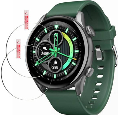DOWRVIN Tempered Glass Guard for BOAT LUNAR SPACE WITH 1.30 SMART WATCH SCREEN GUARD(PACK OF 2)(Pack of 2)