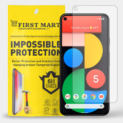 FIRST MART Tempered Glass Guard for Google Pixel 5, Pixel 5, Google 5, Pixel 5 5G(Pack of 1)