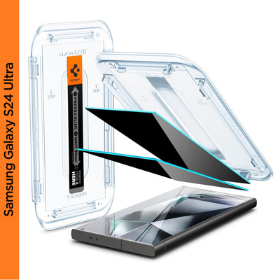 Spigen Tempered Glass Guard for Galaxy S24 Ultra(Pack of 2)