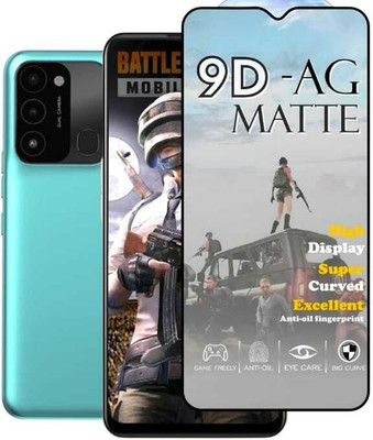 FAIYER BEAT Tempered Glass Guard for Premium matte Tempered Glass For Techno spark 8c(matte finish,Pack Of 1) Advanced gaming matte Full Screen Coverage Screen Protector for Techno spark 8c(Pack of 1)
