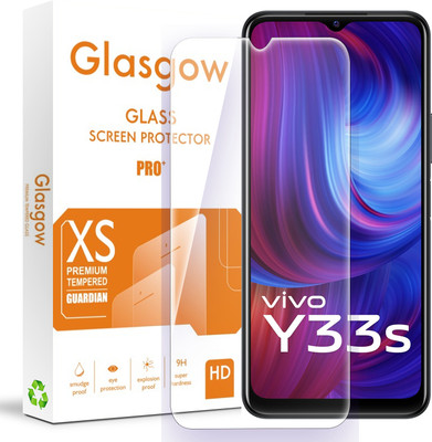 Glasgow Tempered Glass Guard for Vivo Y33s, Vivo Y33T(Pack of 1)