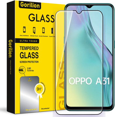 Gorilion Tempered Glass Guard for Oppo A31(Pack of 1)