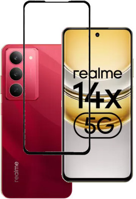 HOBBYTRONICS Tempered Glass Guard for Realme 14x 5g, Realme 14x(Pack of 1)
