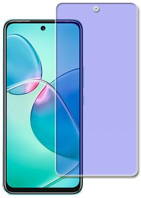 MUTAALI Tempered Glass Guard for Infinix Hot 12 Play NFC Front Anti Blue(Pack of 1)