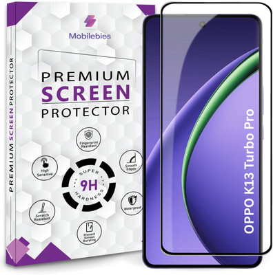Mobilebies Tempered Glass Guard for Oppo K13 Turbo Pro 5G / K13 Turbo 5G Premium Screen Protector Guard with Easy Installation Kit(Pack of 1)