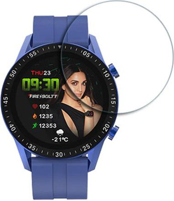 SOMTONE Edge To Edge Tempered Glass for Fire-Boltt Talk 3 (1.28 inche) SMARTWATCH SCREEN GUARD(Pack of 1)