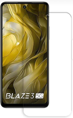 KHWABEEDA Tempered Glass Guard for LAVA BLAZE 3 5G FRONT TEMPERED GLASS(Pack of 1)