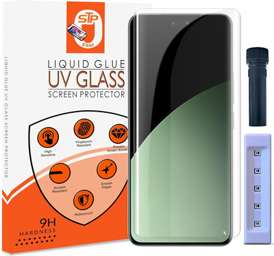 STP FEEL Tempered Glass Guard for Xiaomi 14 Civi 5G UV Advanced UV Coated Glass(Pack of 1)