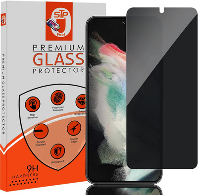 STP FEEL Tempered Glass Guard for Lava Yuva 3 5G, Yuva 3 Pro 5G, Lava O2 5G Privacy Screen Protector Guard with Easy Installation Kit(Pack of 1)