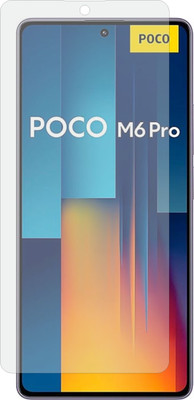 MOBART Tempered Glass Guard for Poco M6 Pro 4G(Pack of 1)