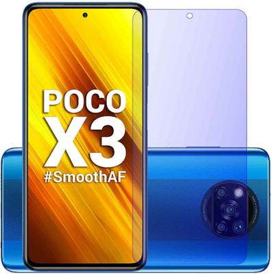 AGRSHI Tempered Glass Guard for Poco X3(Pack of 1)