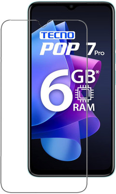 INFINITYWORLD Tempered Glass Guard for Tecno POP 7 Pro(Pack of 1)