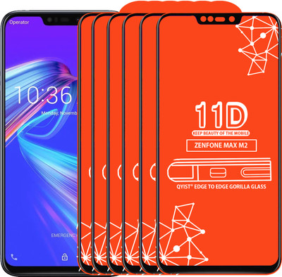 Qyist Tempered Glass Guard for Asus Zenfone Max M2(Pack of 6)