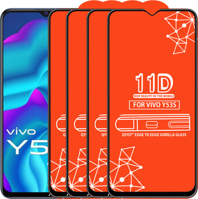 Qyist Tempered Glass Guard for Vivo Y53S(Pack of 4)