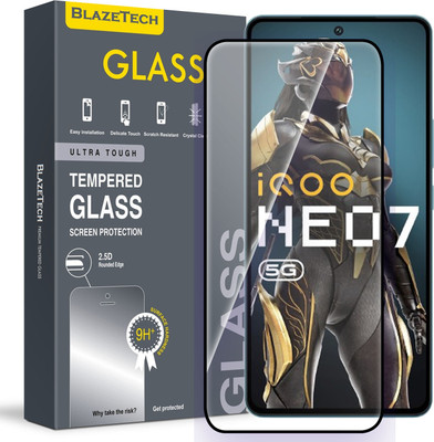 BlazeTech Tempered Glass Guard for IQOO Neo 7 5G, IQOO Neo7 5G(Pack of 1)