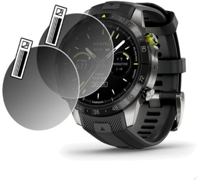KHWABEEDA Tempered Glass Guard for GARMIN MARQ 2( R) SMART WATCH TEMPERED GLASS (PACK OF 2)(Pack of 2)
