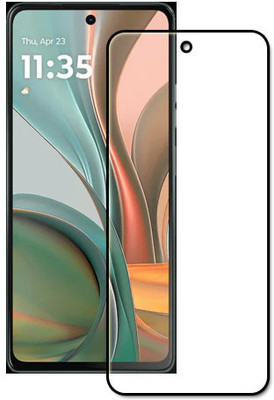 tombik Tempered Glass Guard for 12cc-Moto G75 5G-front,lens(Pack of 2)