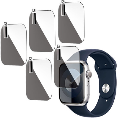 HIDEOUS Tempered Glass Guard for Apple Watch Series 9(Pack of 5)