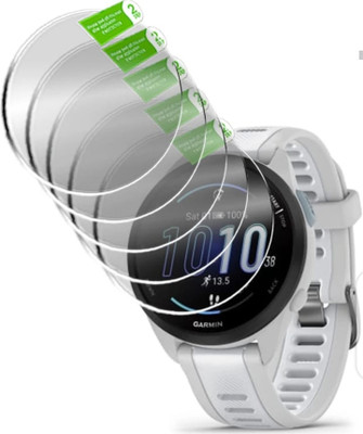 DOWRVIN Tempered Glass Guard for GARMIN FORERUNNER 1.65 SMART WATCH TEMPERED GLASS ( PACK OF 5)(Pack of 5)