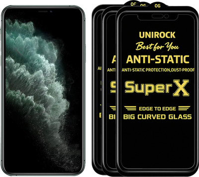 Unirock Tempered Glass Guard for Apple iphone 11 Pro Max(Pack of 3)