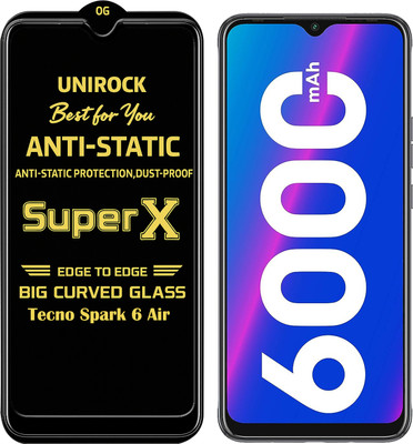 Unirock Tempered Glass Guard for Tecno Spark 6 Air(Pack of 1)