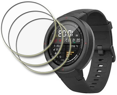 MUTAALI Tempered Glass Guard for Amazfit Verge 2 smart watch(Pack of 3)