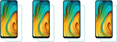 SRT Tempered Glass Guard for Realme C3(Pack of 4)