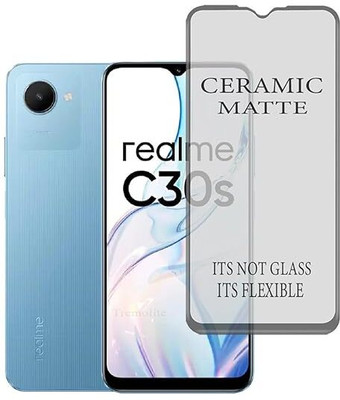 cloudad Tempered Glass Guard for Realme C30s(Pack of 1)
