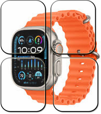 tombik Tempered Glass Guard for 22vf-Apple Watch Ultra 2(Pack of 4)