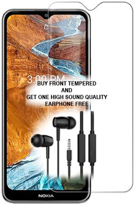 SOMTONE Tempered Glass Guard for Nokia G300 FRONT TEMPERED GLASS BUY AND GET ONE HIGH SOUND QUALITY EARPHONE FREE(Pack of 1)