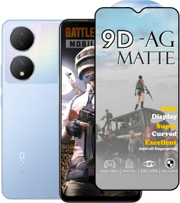 FAIYER BEAT Tempered Glass Guard for Premium matte Tempered Glass For vivo Y100(matte finish,Pack Of 1) Advanced gaming matte Full Screen Coverage Screen Protector for vivo Y100(Pack of 1)