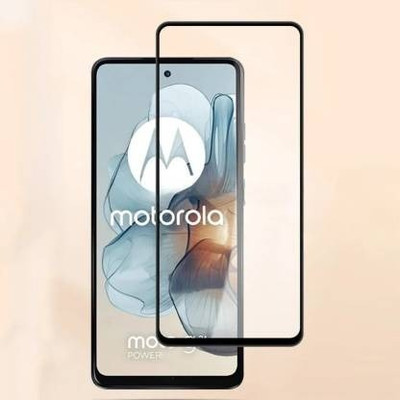 BRENZZ Edge To Edge Tempered Glass for Motorola Moto G24 Power, Motorola G24 Power, Moto G24 Power(Pack of 1)