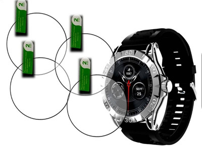DOWRVIN Tempered Glass Guard for BOAT ENIGMA ORION LUXURY SMART WATCH TEMPERED GLASS (PACK Of 4)(Pack of 4)