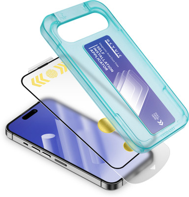 SKYVIK Tempered Glass Guard for iPhone 15 Plus, iPhone 16 Plus(Pack of 2)