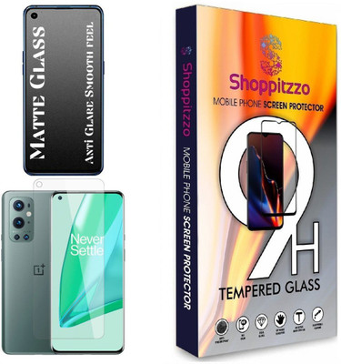 Shoppitzzo Tempered Glass Guard for OnePlus 8T,9,9R,OPPO Reno 7 Pro/*Matte Series*(3D-HD)/Complete plain-Without black borders/9H(Pack of 1)