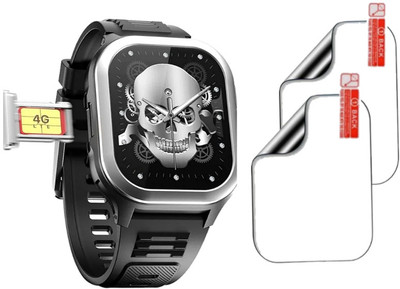 MUTAALI Tempered Glass Guard for Fire-Boltt 4G Pro smart watch screen protector(Pack of 2)