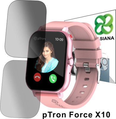 Dasiana Tempered Glass Guard for pTron Force X10 Bluetooth Calling(Pack of 2)