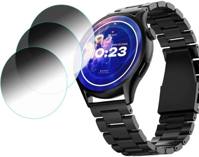 DOWRVIN Tempered Glass Guard for BOULT RIPPLE PRO SMART WATCH TEMPERED GLASS (PACK OF 3)(Pack of 3)